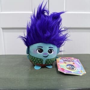 New Dreamworks Trolls Hairmony Mixers Branch Purple Plush Toy